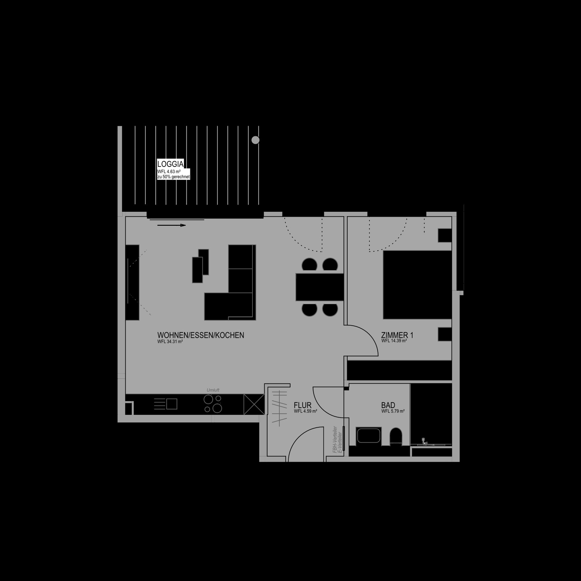 Einheit Wohnung 12