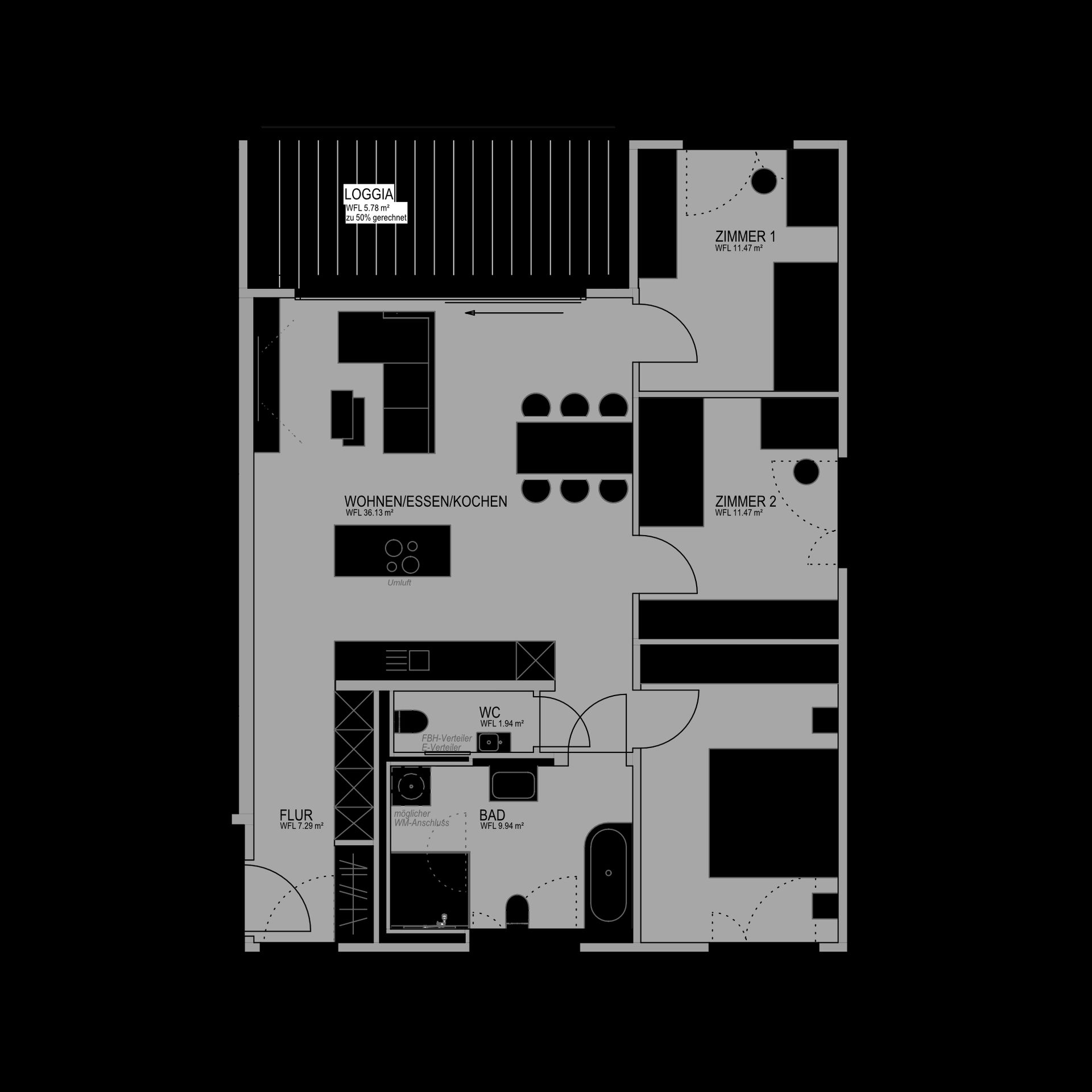 Einheit Wohnung 14